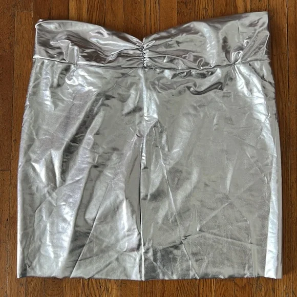 SKIMS METALLIC SWIM SARONG MINI SKIRT - Picture 11 of 15